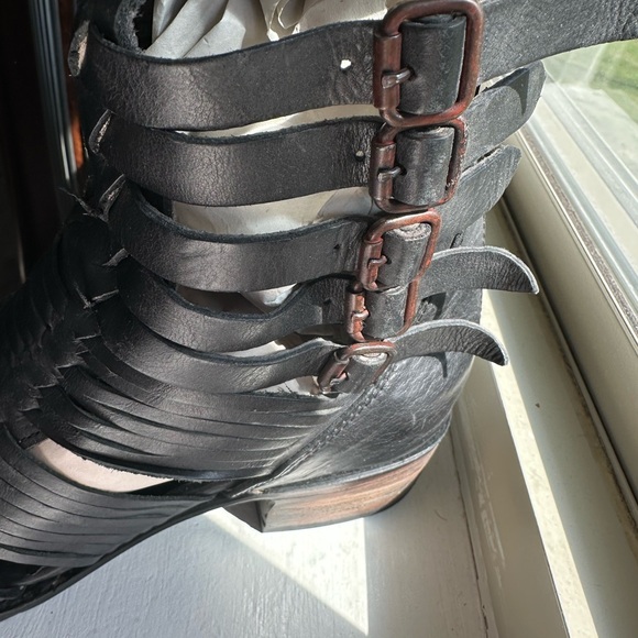 Free birds by Steven Sally Haurache black booties size 10 - Picture 13 of 14